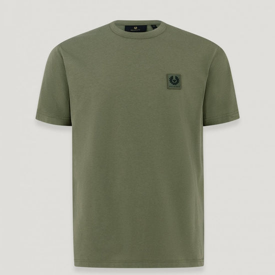 Young Ideas/Henmores - Belstaff Stamp Logo Short Sleeve T-Shirt - Artic Blue - M