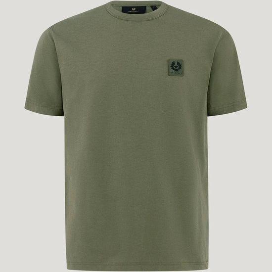 Young Ideas & Henmores -Belstaff Stamp Logo Short Sleeve T-Shirt -Surplus Green -M
