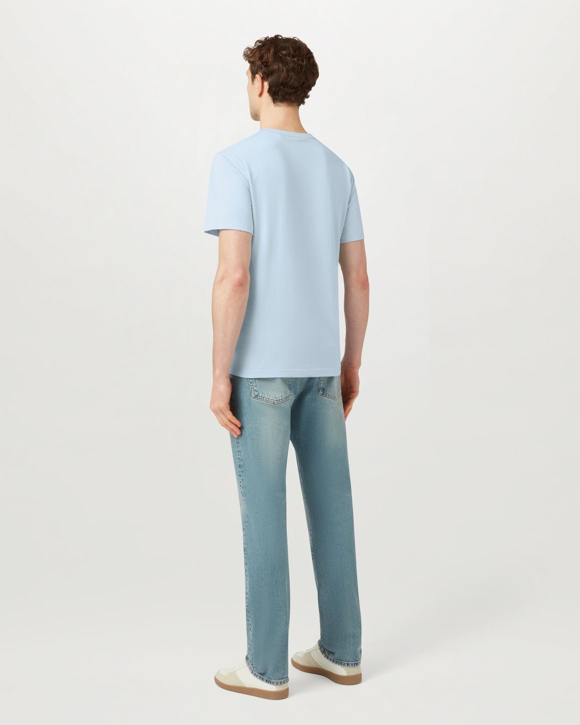 Young Ideas/Henmores - Belstaff Stamp Logo Short Sleeve T-Shirt - Sky Blue - S