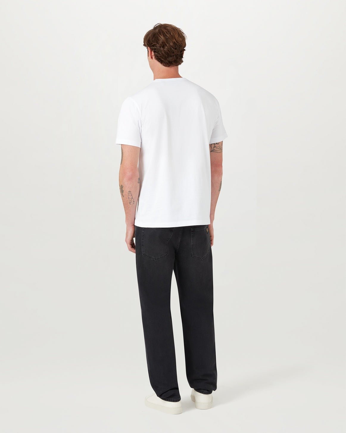Young Ideas/Henmores - Belstaff Stamp Logo Short Sleeve T-Shirt - White - S