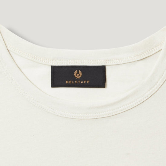 Young Ideas/Henmores - Belstaff Stamp Logo Short Sleeve T-Shirt - Silver Birch - S