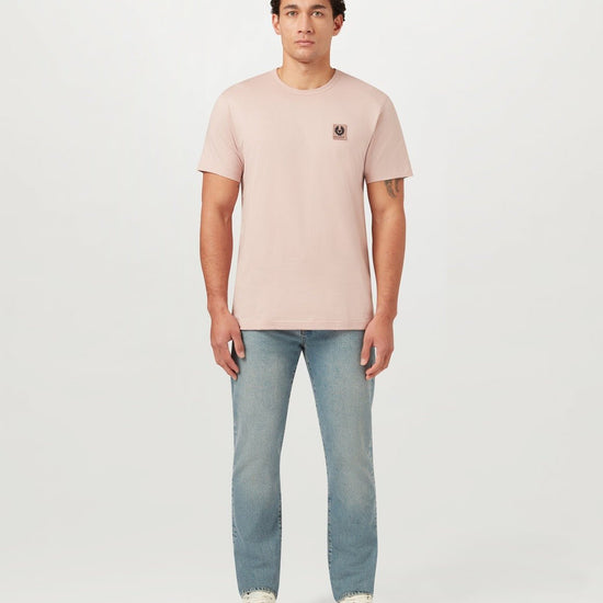 Young Ideas/Henmores - Belstaff Stamp Logo Short Sleeve T-Shirt - Dusk Pink - S
