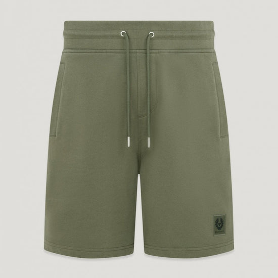 Young Ideas/Henmores - Belstaff Sweat Shorts - Surplus Green - M