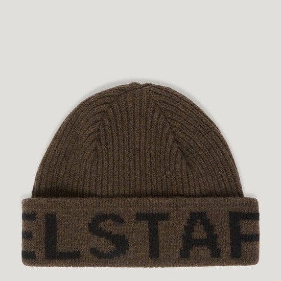 Young Ideas/Henmores - Branded Beanie Hat - Major Brown/Black - OS