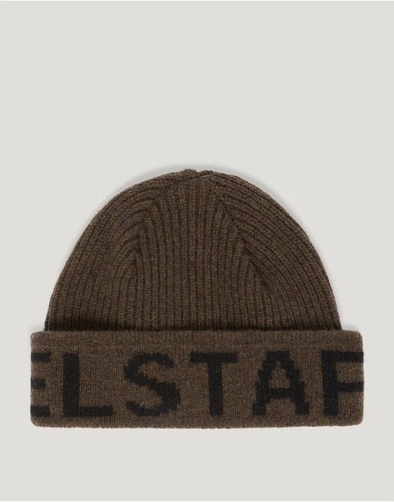 Young Ideas/Henmores - Branded Beanie Hat - Major Brown/Black - OS