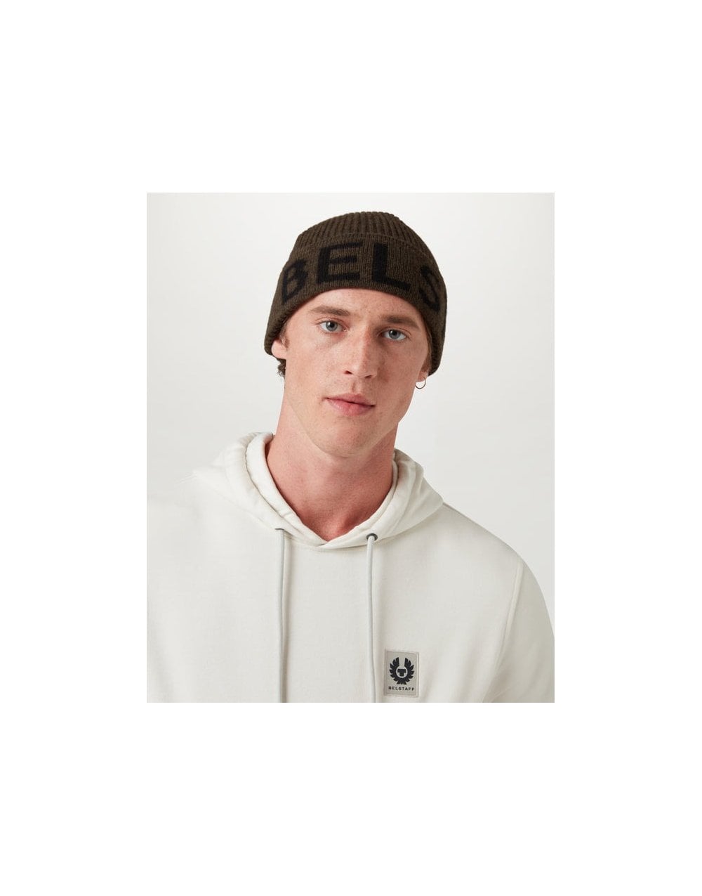 Young Ideas/Henmores - Branded Beanie Hat - Major Brown/Black - OS