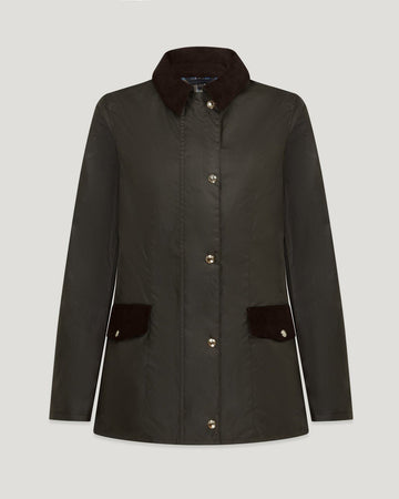 Young Ideas/Henmores - Burghley Jacket - Faded Olive - 8