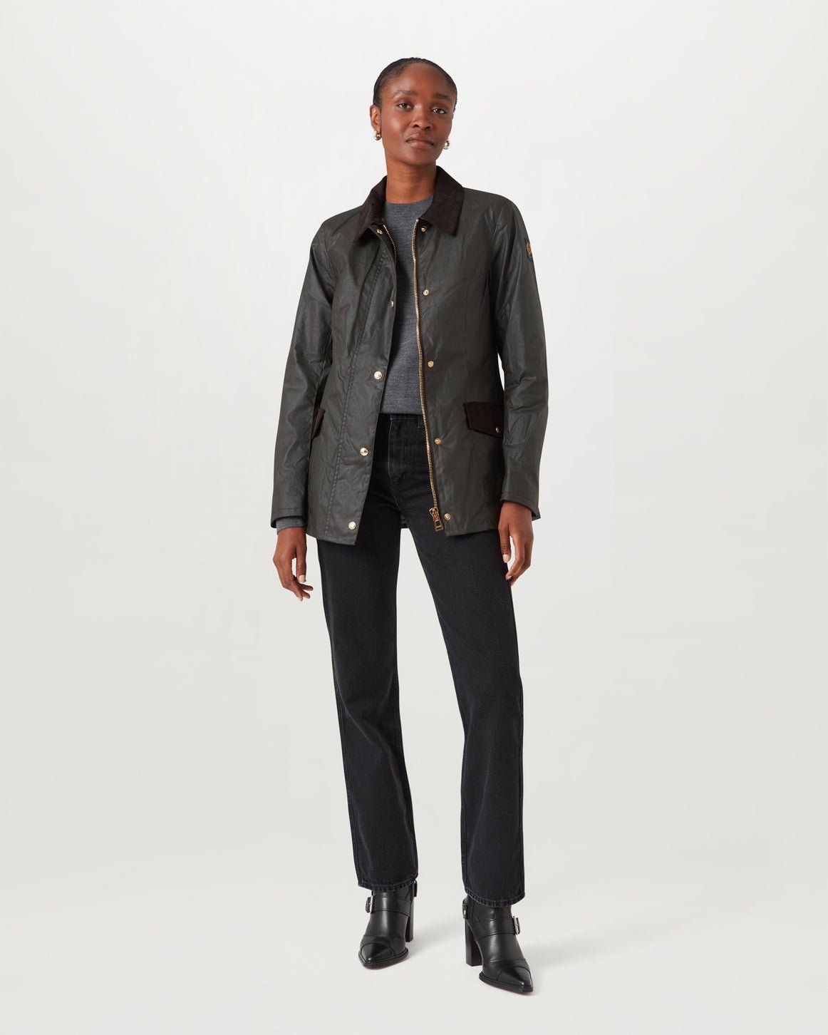 Young Ideas/Henmores - Burghley Jacket - Faded Olive - 8