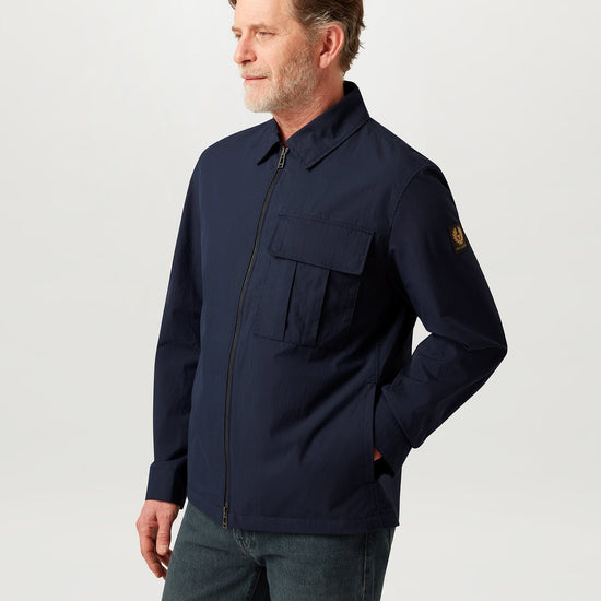 Young Ideas & Henmores - Cargo Overshirt - Dark Ink - S