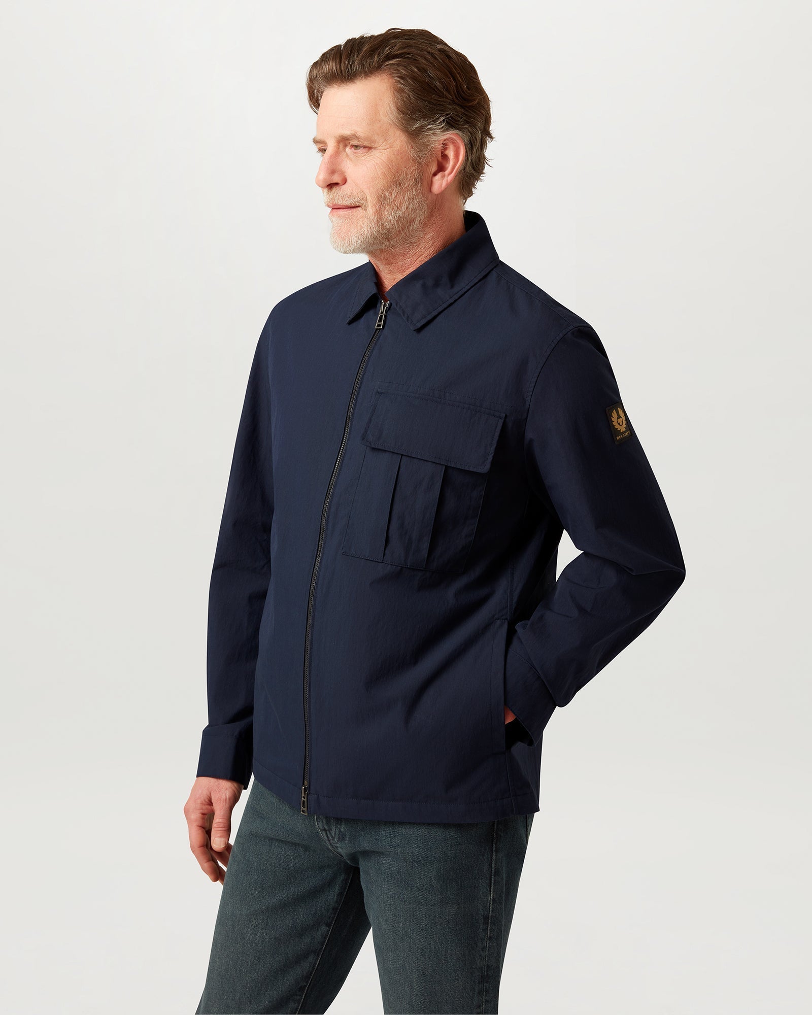 Young Ideas & Henmores - Cargo Overshirt - Dark Ink - S