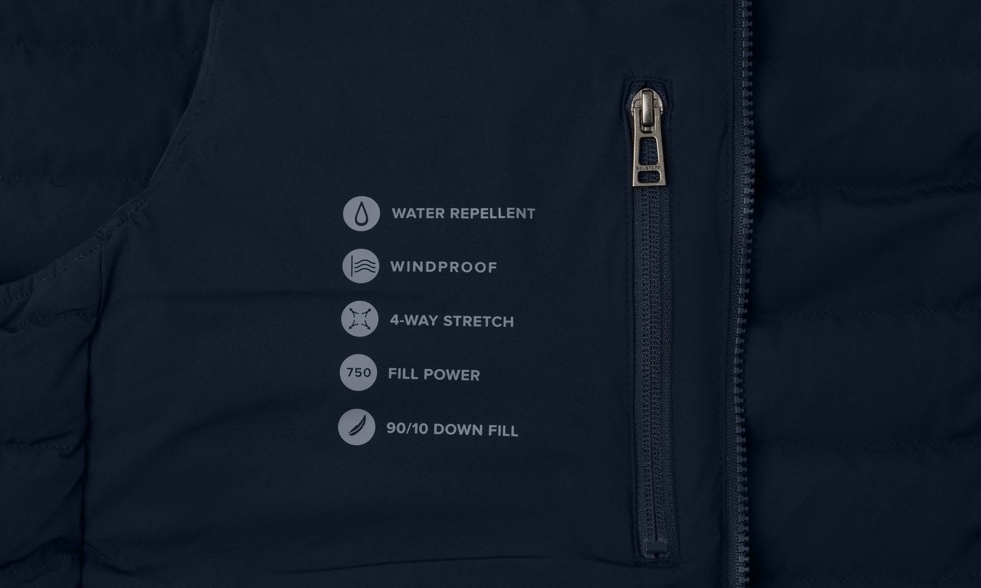 Young Ideas/Henmores - Chassis Gilet - Dark Ink - S