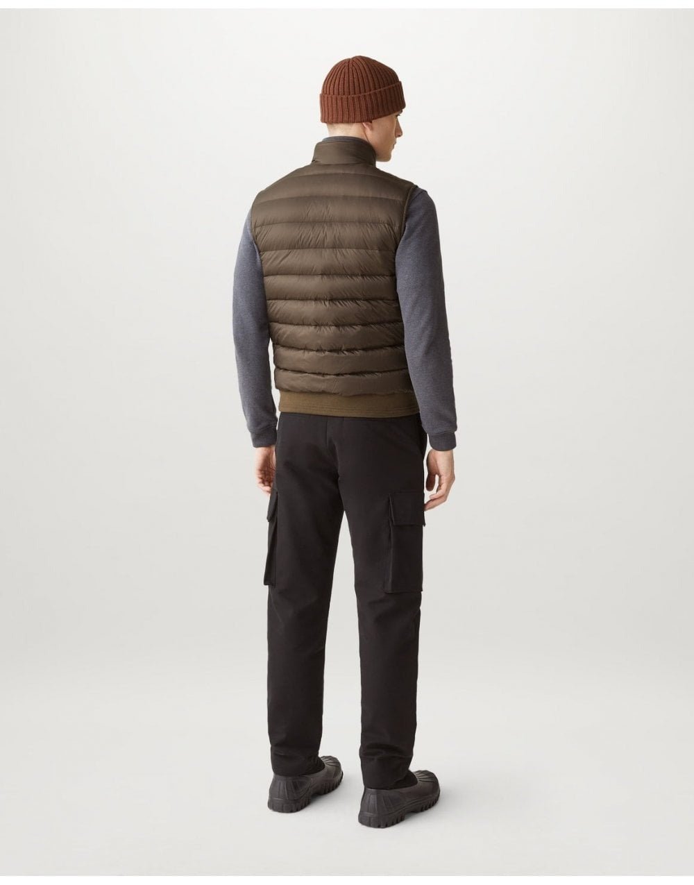 Young Ideas/Henmores - Circuit Puffer Gilet - Burnt Oak - 40