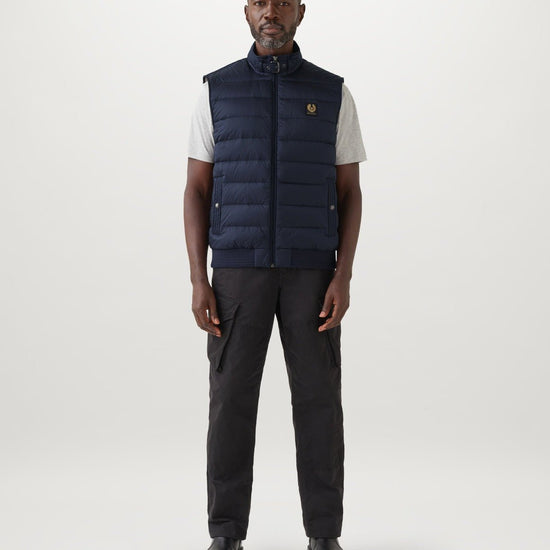 Young Ideas/Henmores - Circuit Puffer Gilet - Dark Ink - 46