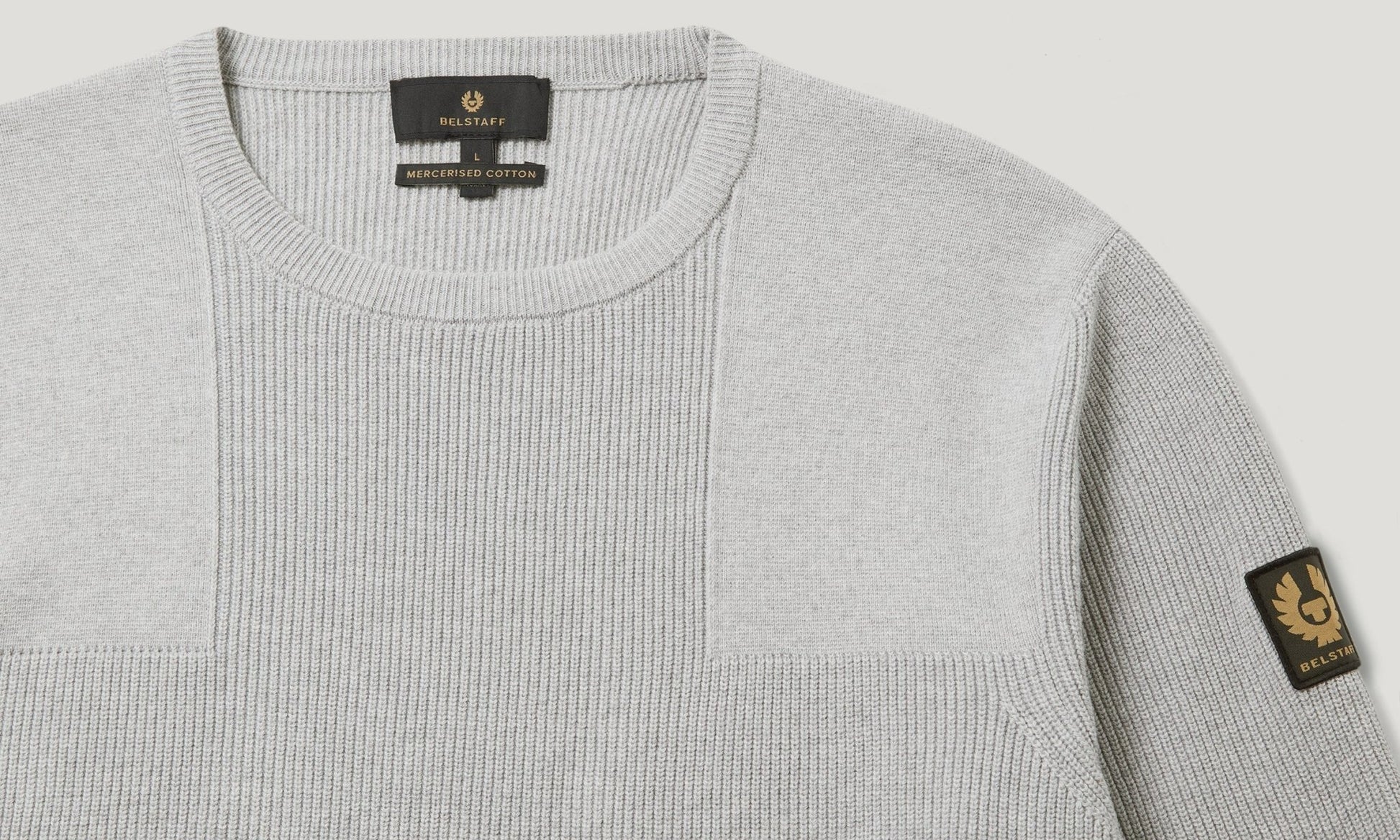 Young Ideas/Henmores - Commander Crew Neck Jumper - Old Silver Heather - M