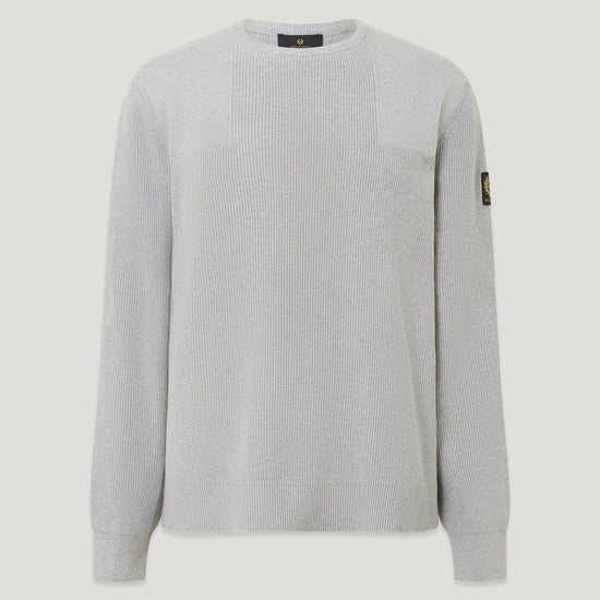 Young Ideas/Henmores - Commander Crew Neck Jumper - Old Silver Heather - M