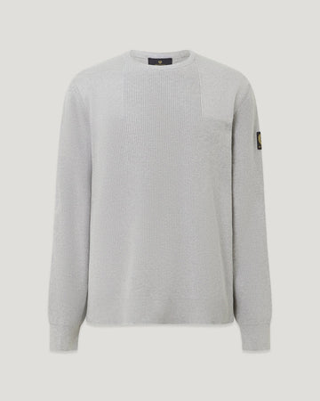 Young Ideas/Henmores - Commander Crew Neck Jumper - Old Silver Heather - M