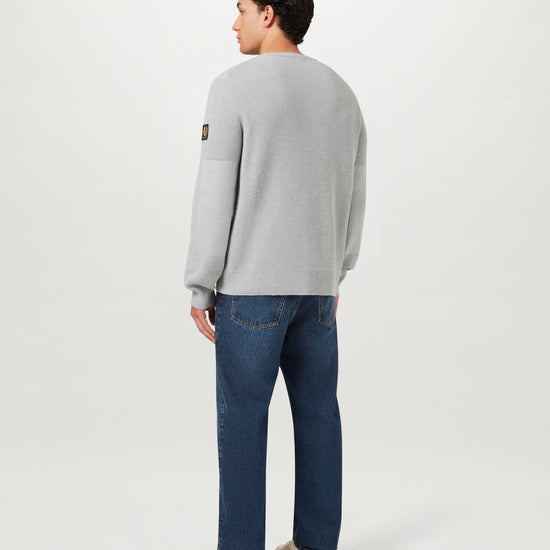 Young Ideas/Henmores - Commander Crew Neck Jumper - Old Silver Heather - M