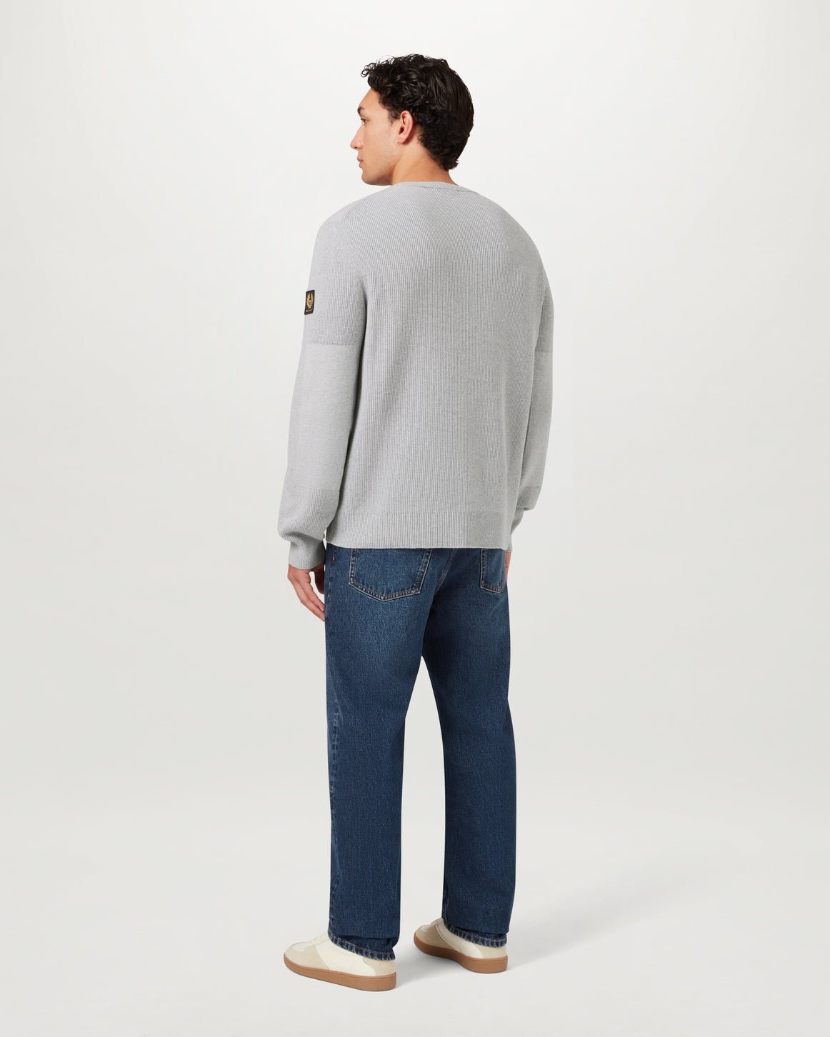 Young Ideas/Henmores - Commander Crew Neck Jumper - Old Silver Heather - M