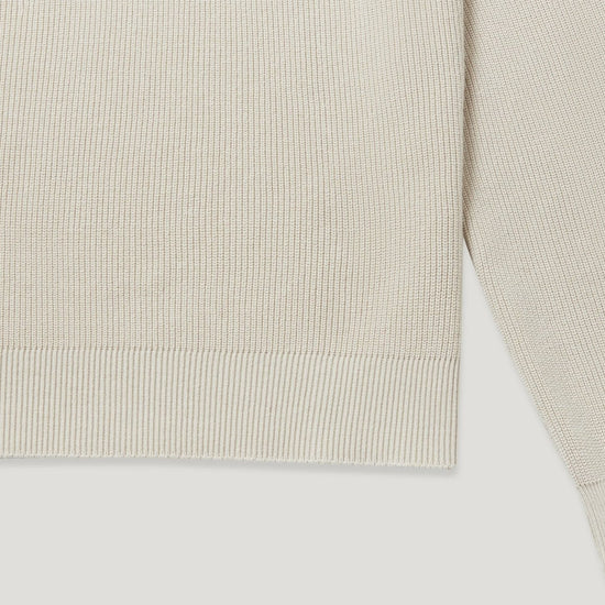 Young Ideas & Henmores - Commander Quarter Zip Jumper - Silver Birch - M