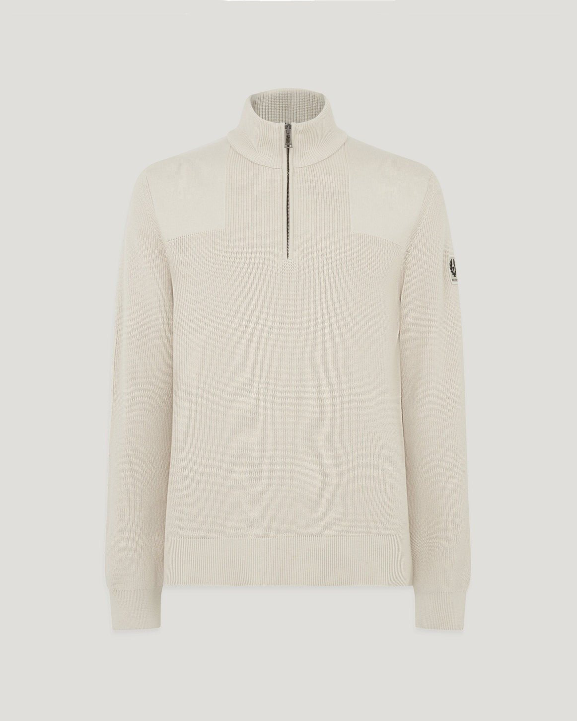 Young Ideas & Henmores - Commander Quarter Zip Jumper - Silver Birch - M