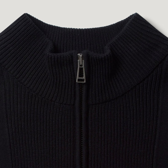 Young Ideas & Henmores - Commander Quarter Zip Jumper - Black - M