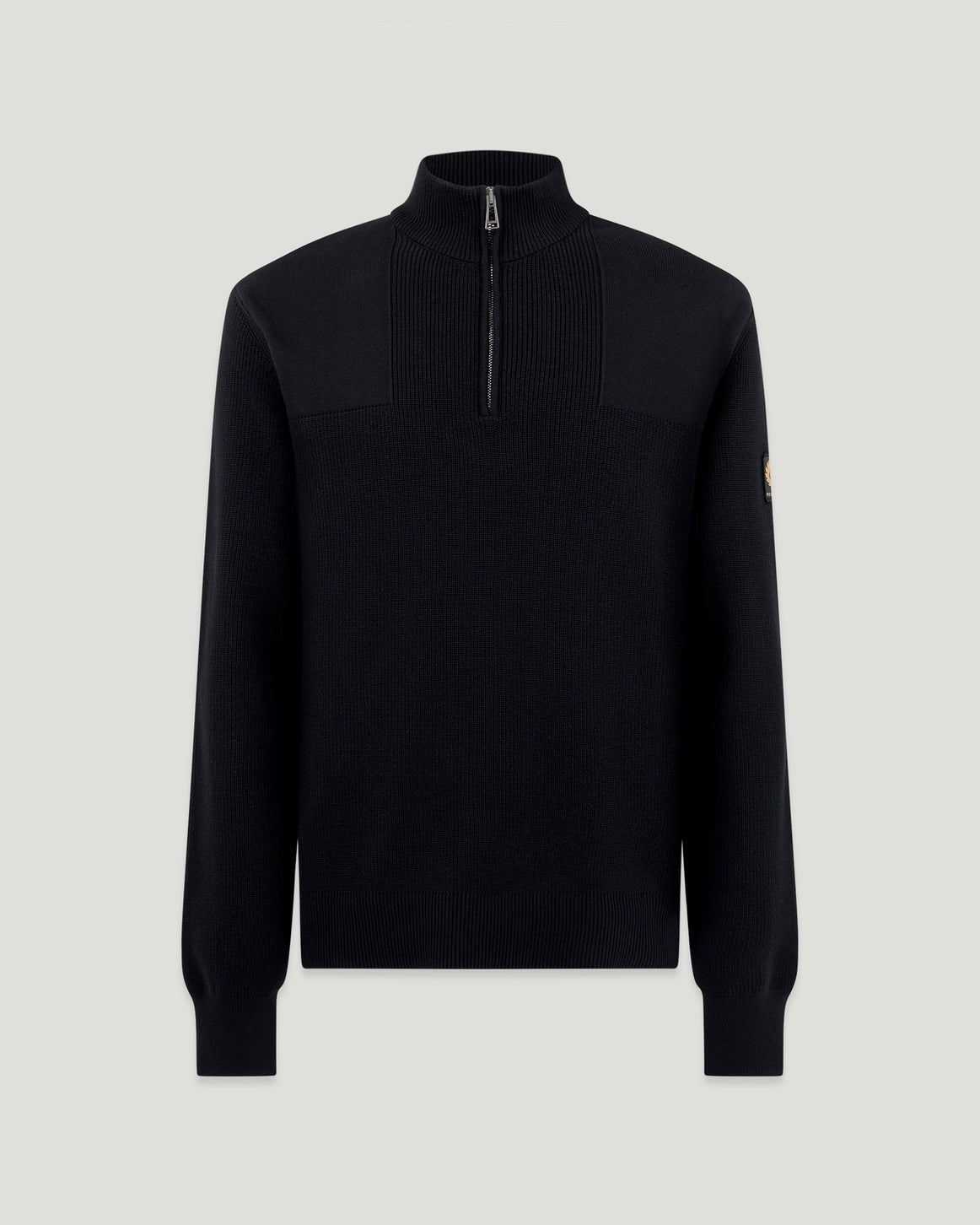 Young Ideas & Henmores - Commander Quarter Zip Jumper - Dark Ink - M
