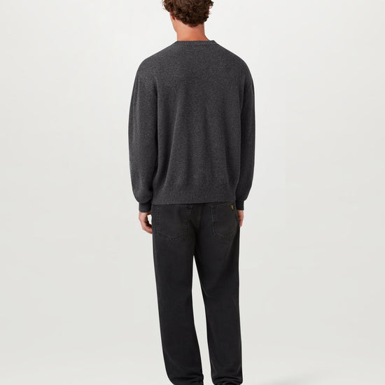 Young Ideas & Henmores - Competition Crew Neck Jumper - Charcoal Melange - S