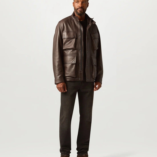 Young Ideas & Henmores -Competitor Jacket -Dark Maple Brown -M