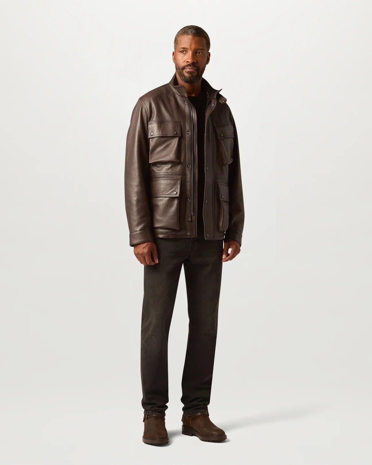 Young Ideas & Henmores -Competitor Jacket -Dark Maple Brown -M