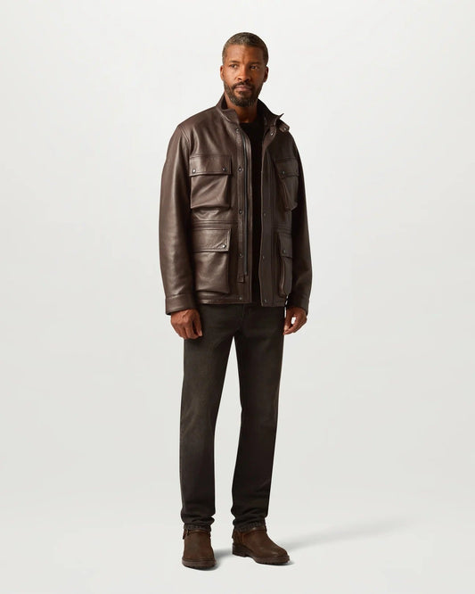 Young Ideas & Henmores -Competitor Jacket -Dark Maple Brown -M