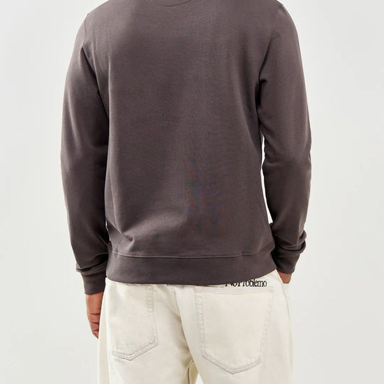 Young Ideas & Henmores -Curator Quarter Zip Sweatshirt -Army Olive -M
