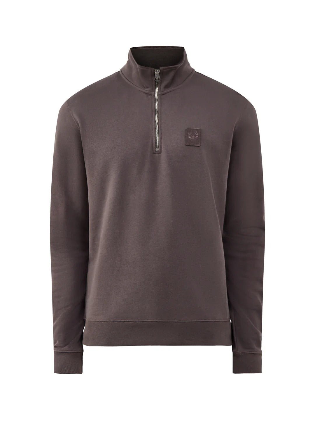 Young Ideas & Henmores -Curator Quarter Zip Sweatshirt -Army Olive -M