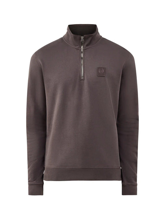 Young Ideas & Henmores -Curator Quarter Zip Sweatshirt -Army Olive -M