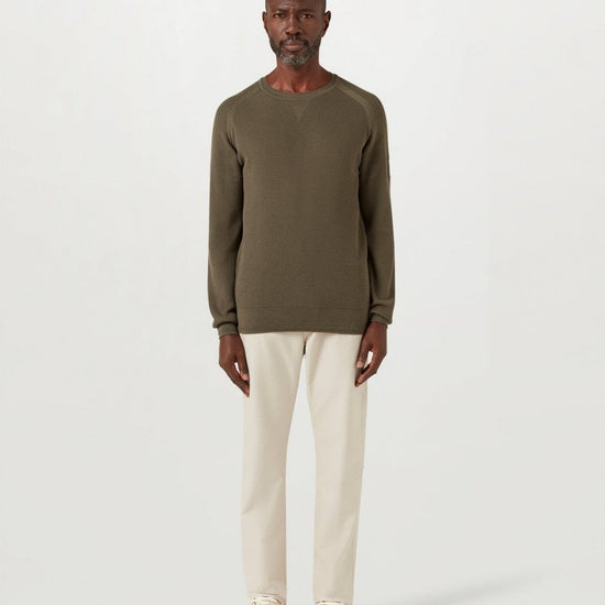 Young Ideas/Henmores - Guide Crew Neck Jumper - Sage Green - M