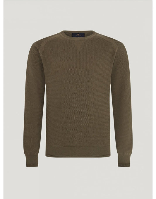 Young Ideas/Henmores - Guide Crew Neck Jumper - Sage Green - M