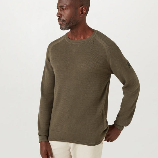 Young Ideas/Henmores - Guide Crew Neck Jumper - Sage Green - M