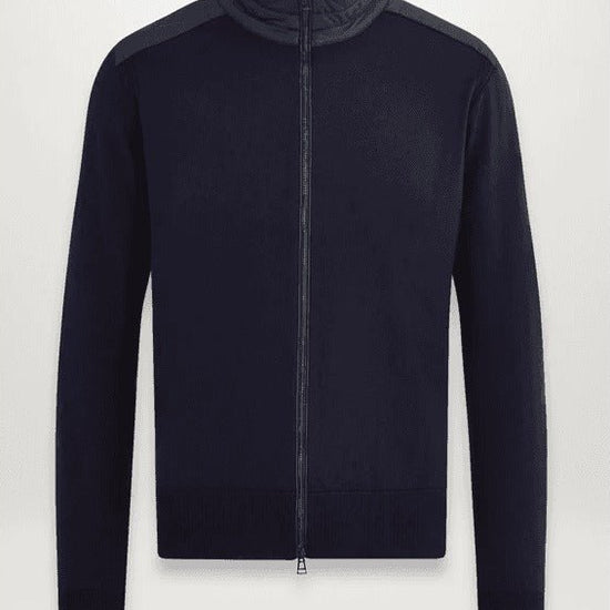 Young Ideas/Henmores - Kelby Zip Cardigan - Washed Navy - XXL