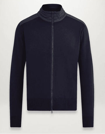 Young Ideas/Henmores - Kelby Zip Cardigan - Washed Navy - XXL