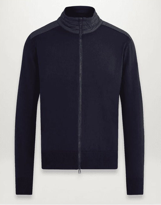 Young Ideas/Henmores - Kelby Zip Cardigan - Washed Navy - XXL