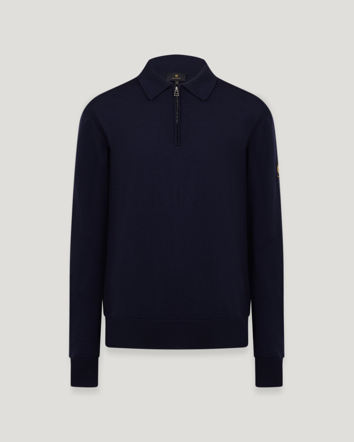 Young Ideas/Henmores - Kyle Quarter Zip Polo - Dark Ink - M