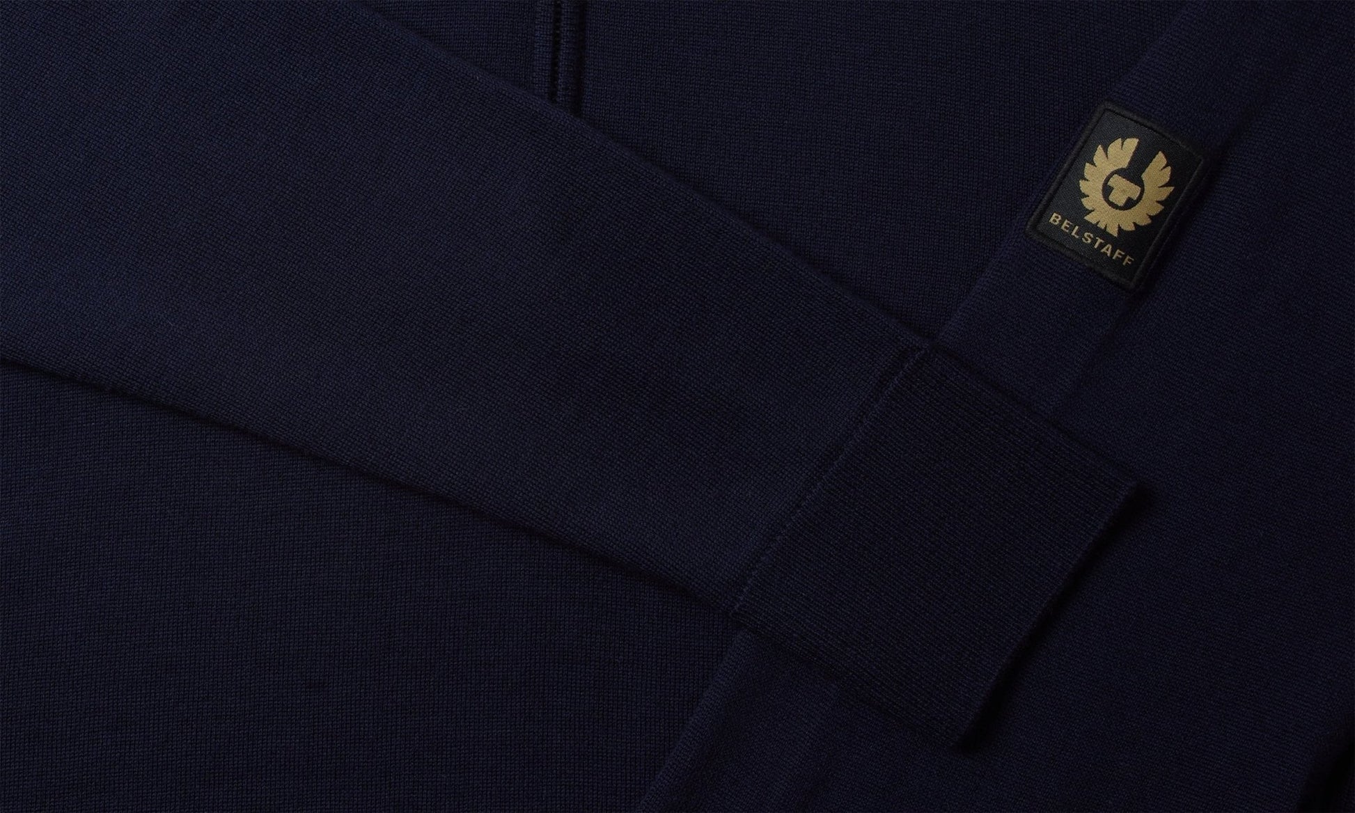 Young Ideas/Henmores - Kyle Quarter Zip Polo - Dark Ink - M