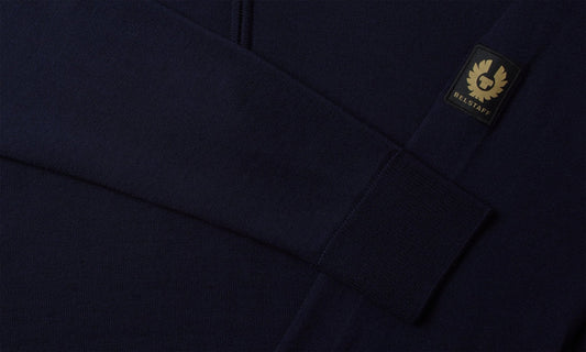 Young Ideas/Henmores - Kyle Quarter Zip Polo - Dark Ink - M