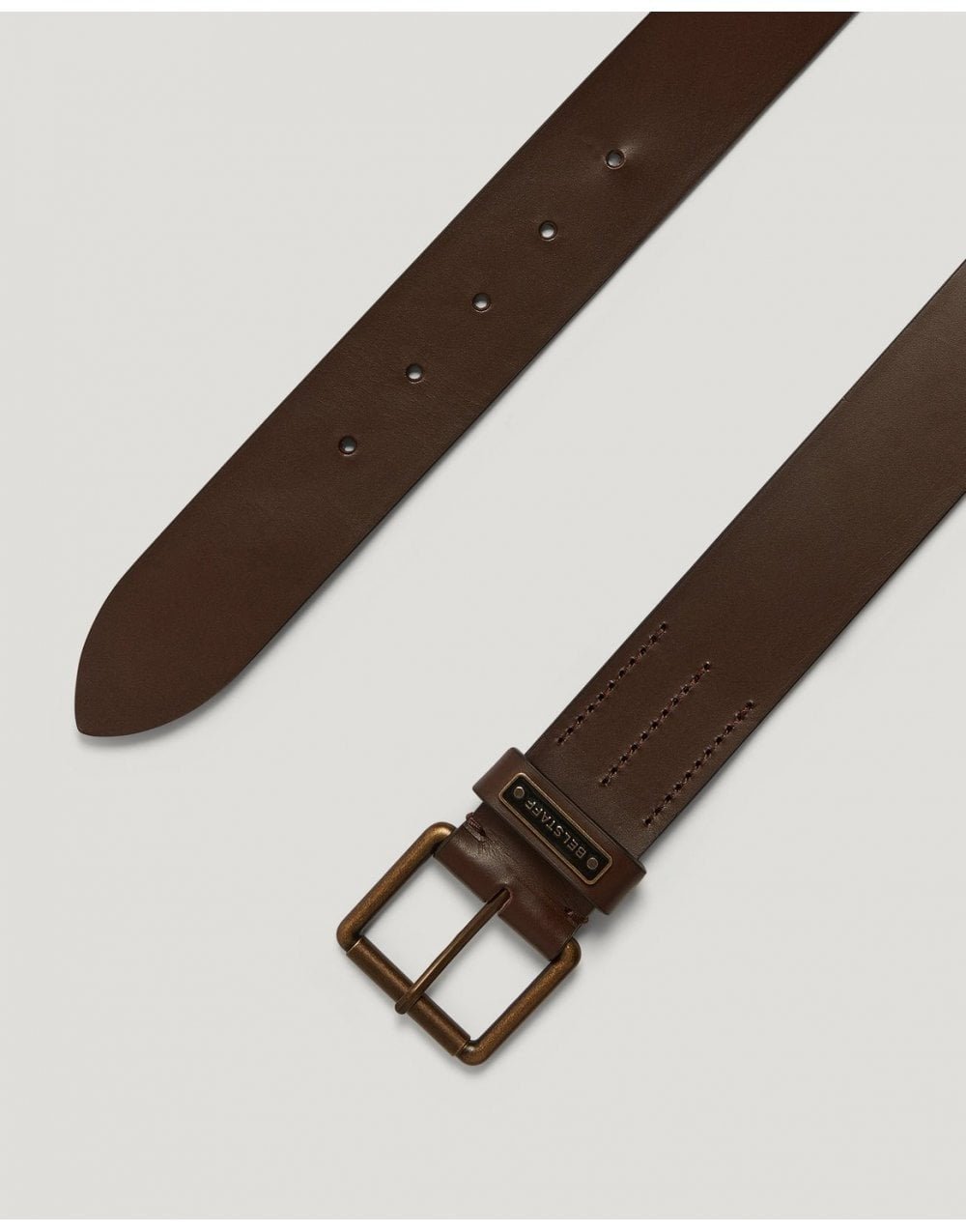 Young Ideas/Henmores - Ledger Belt - Dark Brown - M