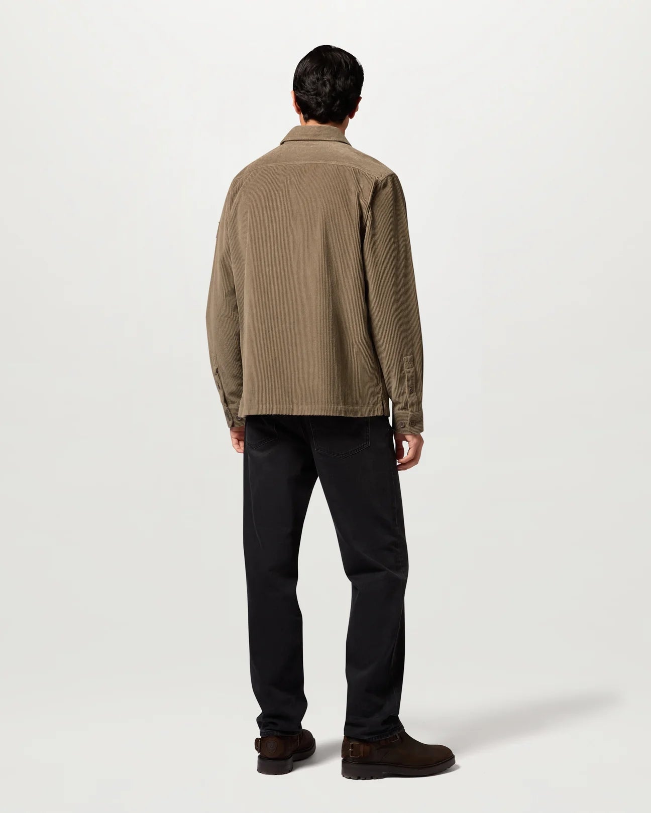 Young Ideas & Henmores -Ravine Corduroy Overshirt -Dusty Taupe -M