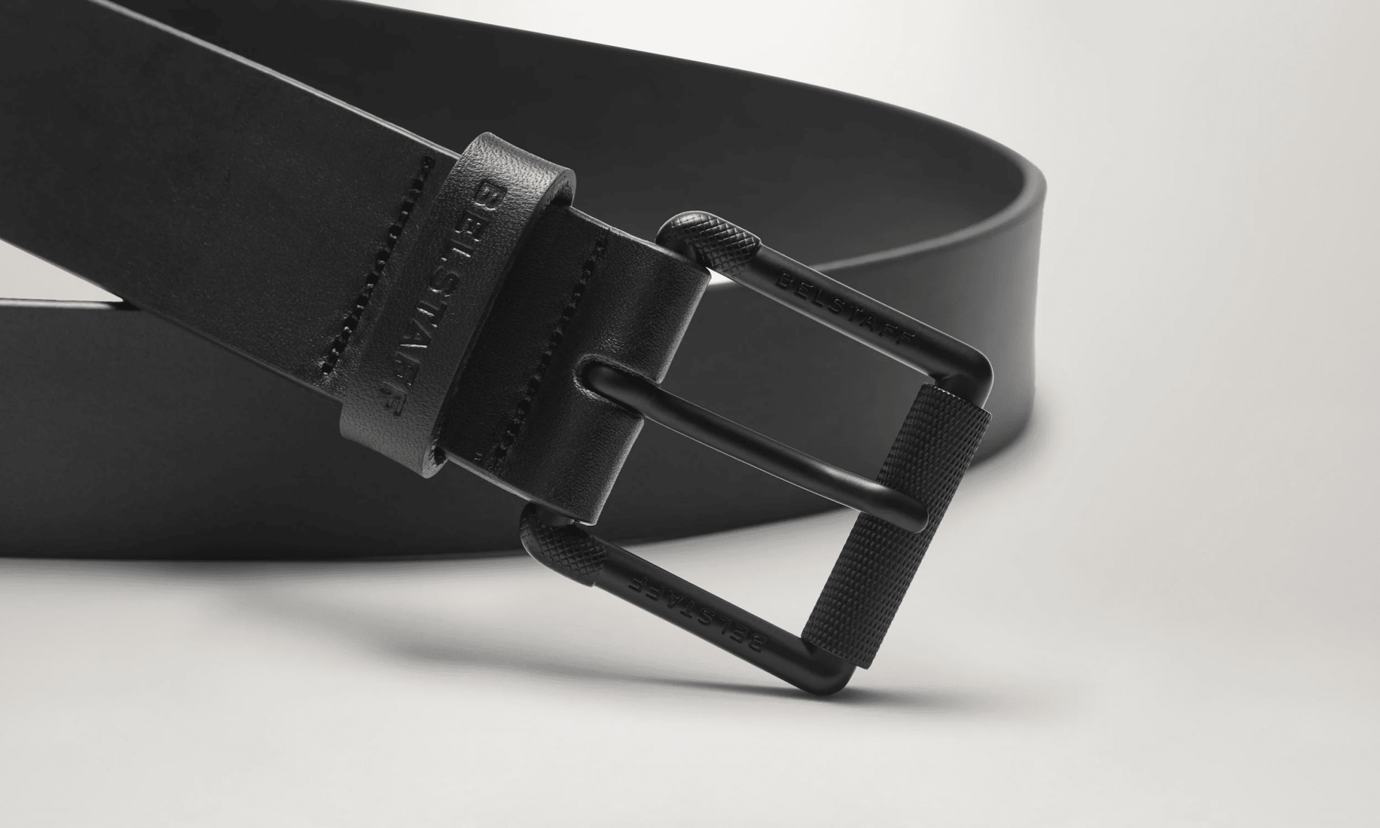 Young Ideas & Henmores -Roller Buckle Belt -Black -M