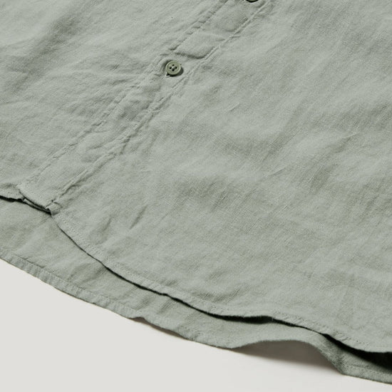 Young Ideas/Henmores - Scale Short Sleeve Shirt - Lichen Green - M