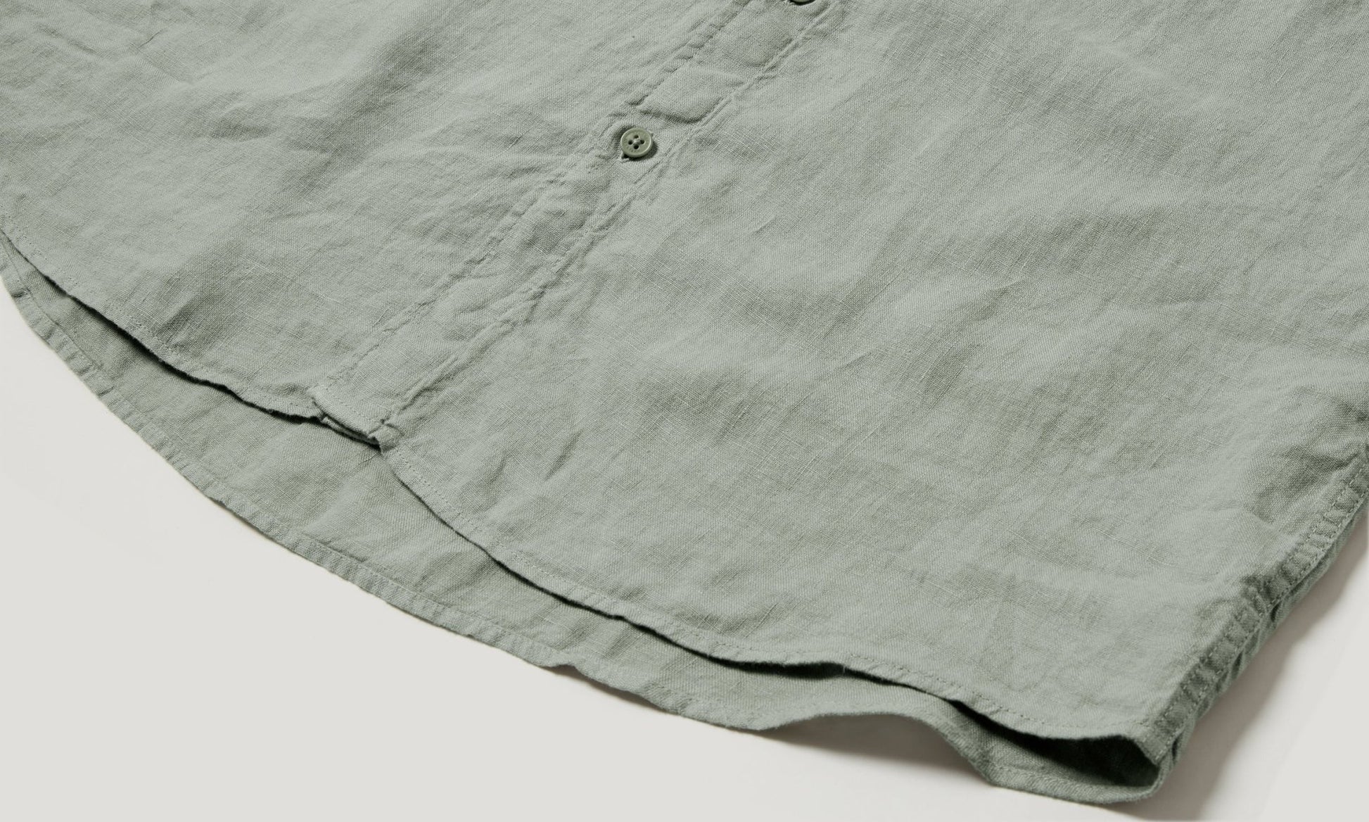 Young Ideas/Henmores - Scale Short Sleeve Shirt - Lichen Green - M