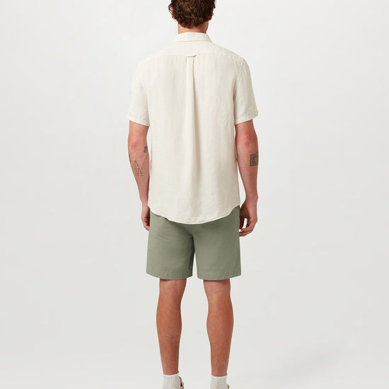 Young Ideas/Henmores - Scale Short Sleeve Shirt - Silver Birch - M