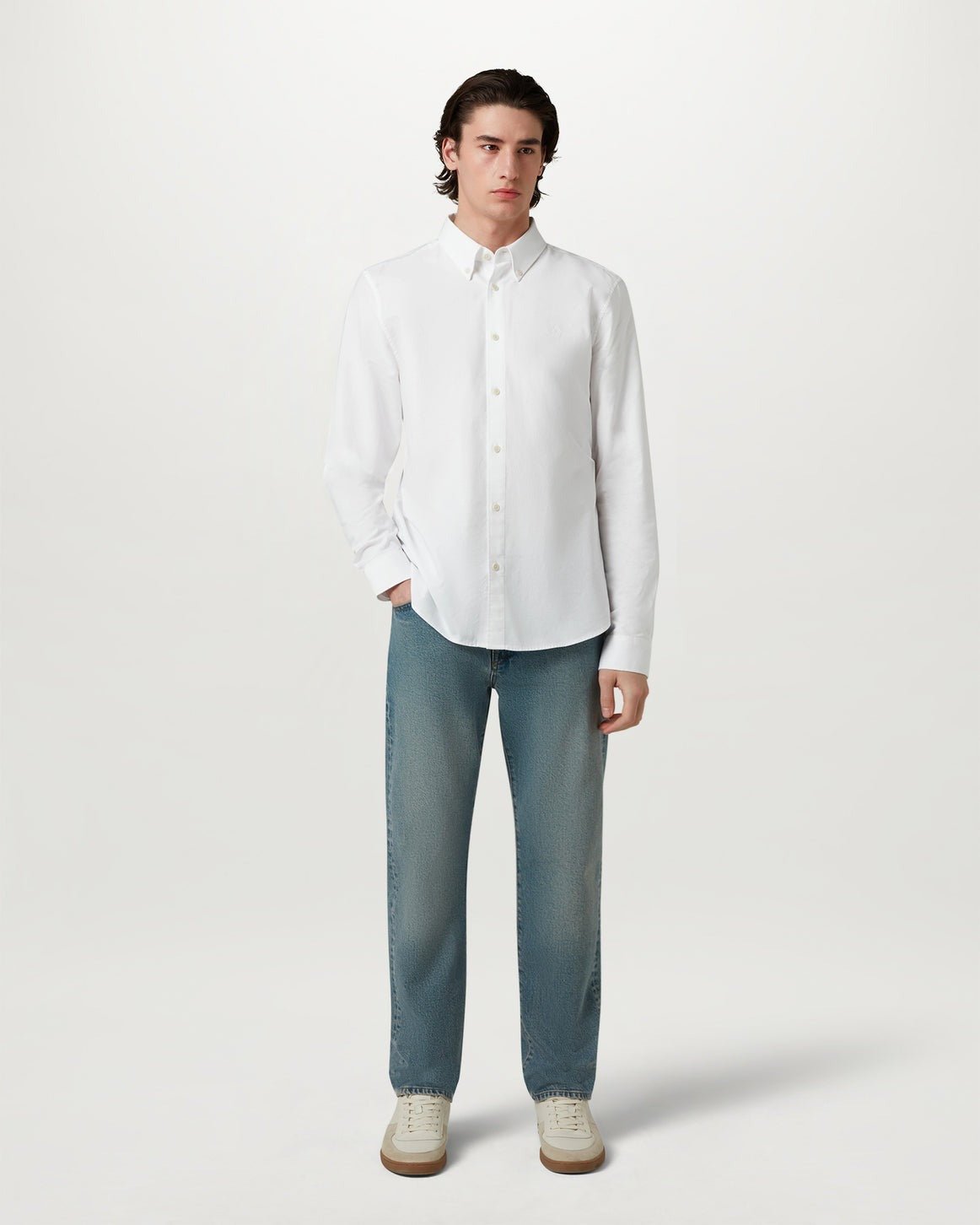 Young Ideas/Henmores - Street Long Sleeve Shirt - White - M