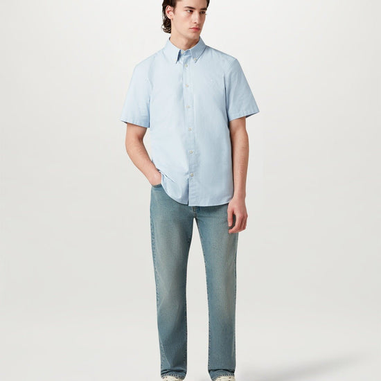 Young Ideas/Henmores - Street Short Sleeve Shirt - Sky Blue - M